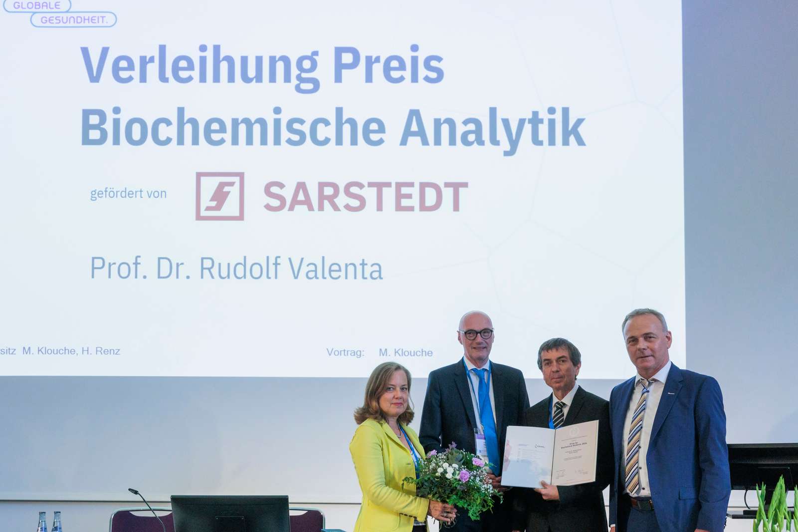 Verleihung Preis Biomedizinische Analytik