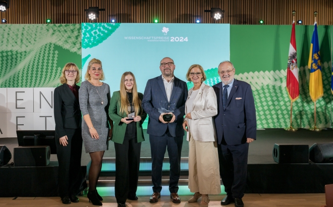 Preisträger:innen der KL bei der Wissenschaftsgala